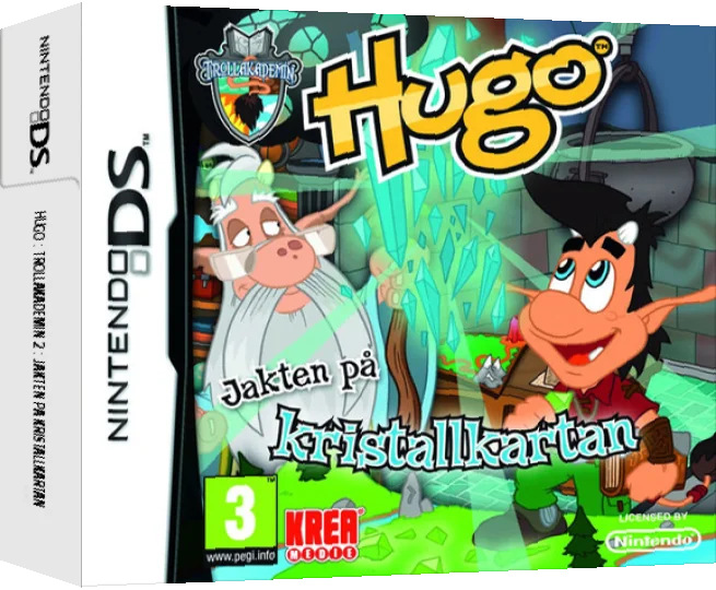 Hugo - Trollakademin 2 - Jakten pa Kristallkartan — box-3D (SE)