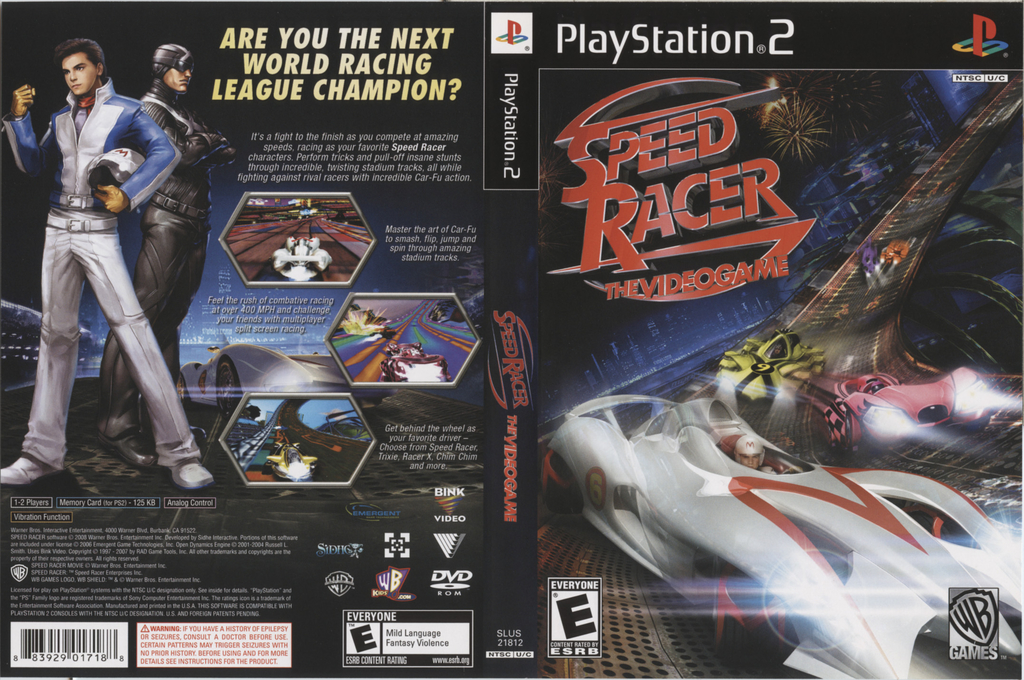 Speed Racer - Le Jeu Vidéo — box-texture (US)