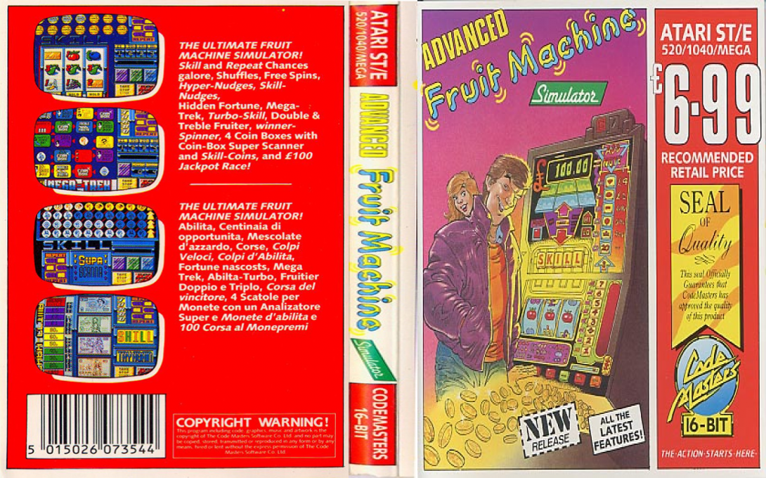Advanced Fruit Machine Simulator — box-texture (EU)