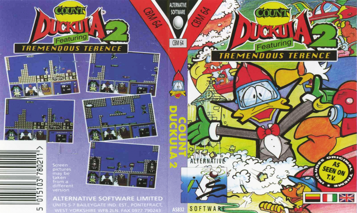 Count Duckula 2 Featuring Tremendous Terence — box-texture (EU)