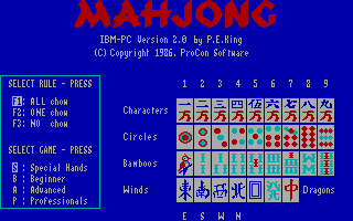 Mahjong — sstitle (WOR)