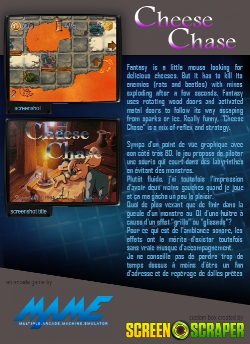 Cheese Chase — box-2D-back (SS)