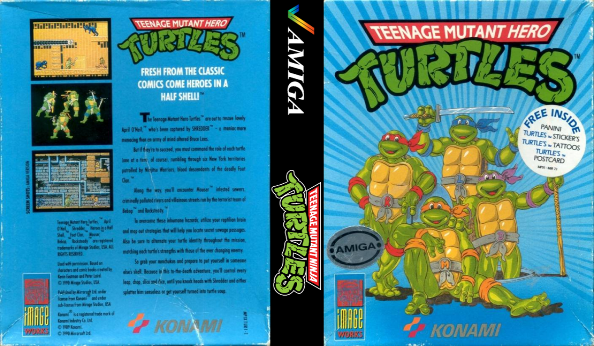 Teenage Mutant Hero Turtles — box-texture (EU)
