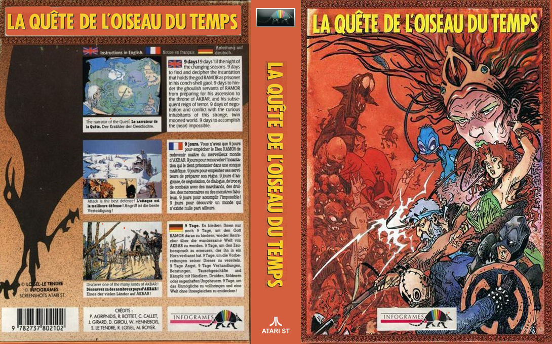 Quest For The Time-Bird, The — box-texture (EU)