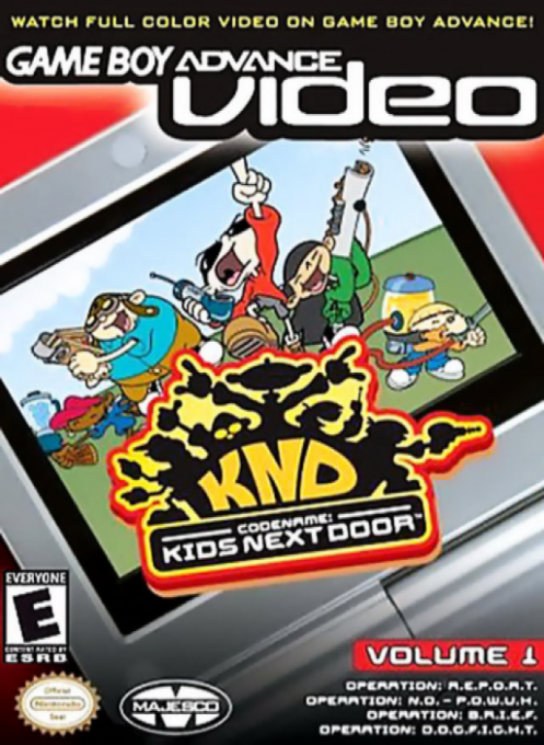 Game Boy Advance Video - Codename - Kids Next Door - Volume 1 box art
