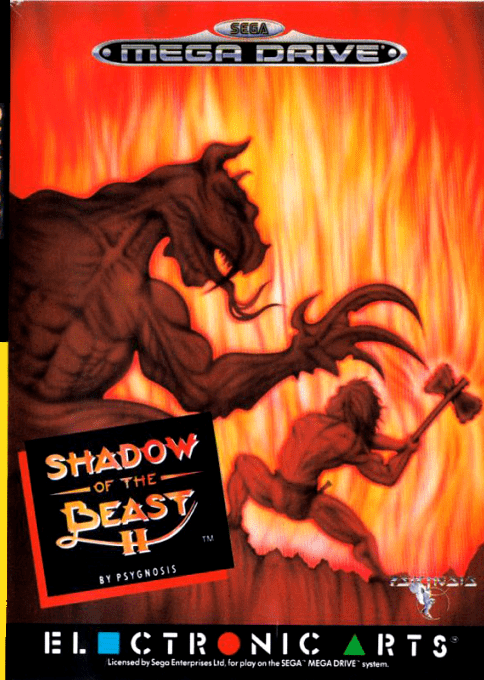 Shadow of the Beast II — box-2D (EU)