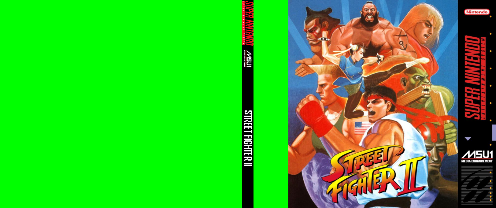 Street Fighter II — box-texture (US)