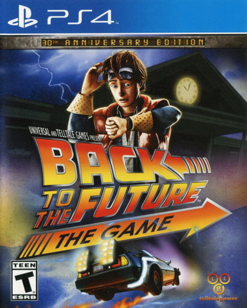 Back to the Future: The Game box art