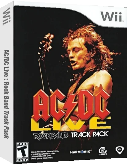 AC-DC Live - Rock Band Track Pack — box-3D (US)