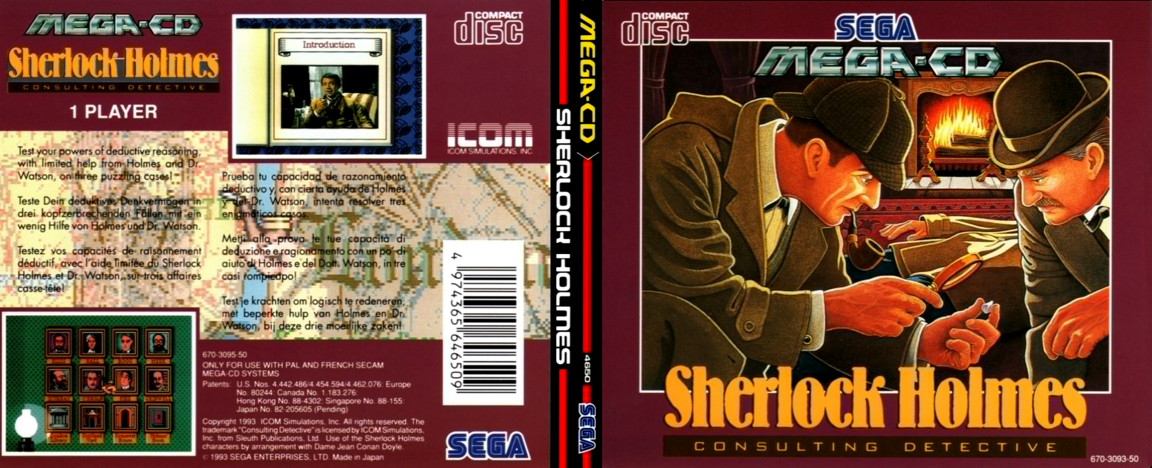 Sherlock Holmes - Consulting Detective — box-texture (EU)