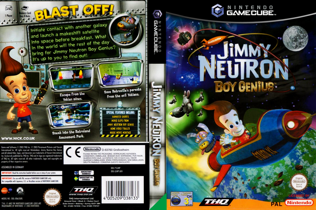 Jimmy Neutron - Boy Genius — box-texture (EU)