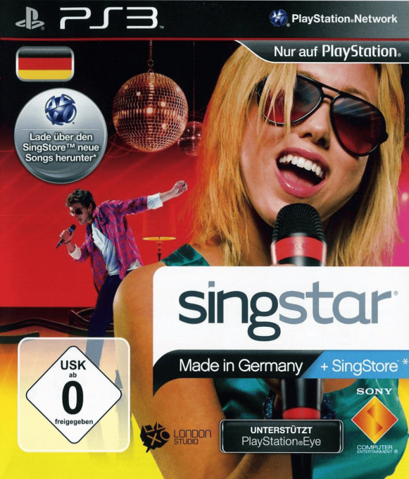 SingStar Made in Germany box art