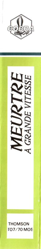 Meurtre A Grande Vitesse — box-2D-side (FR)