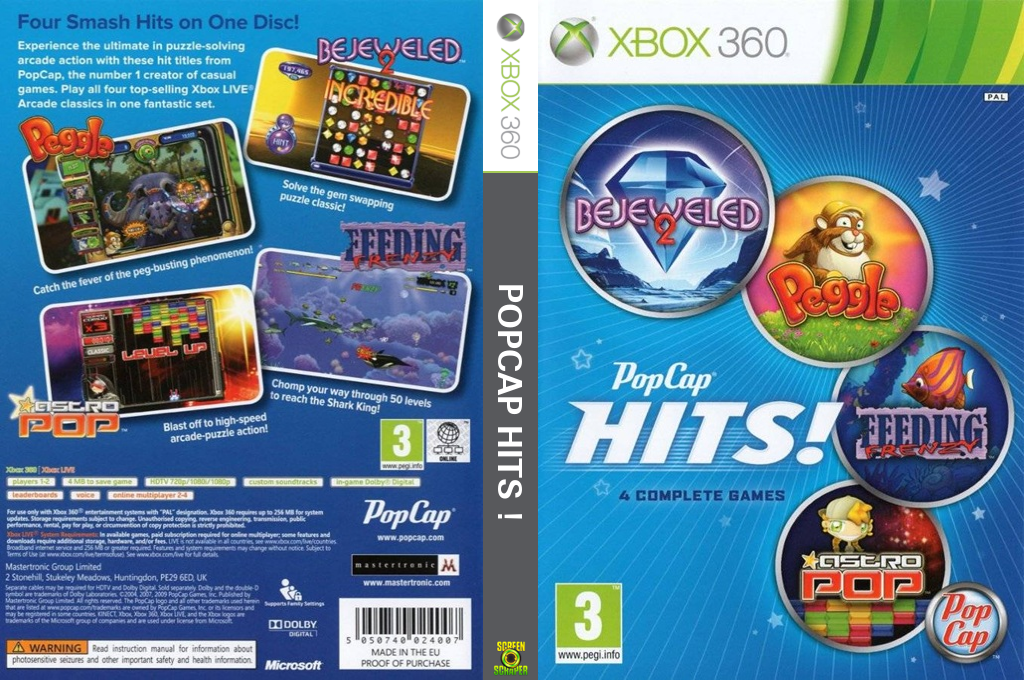 PopCap Hits! — box-texture (EU)