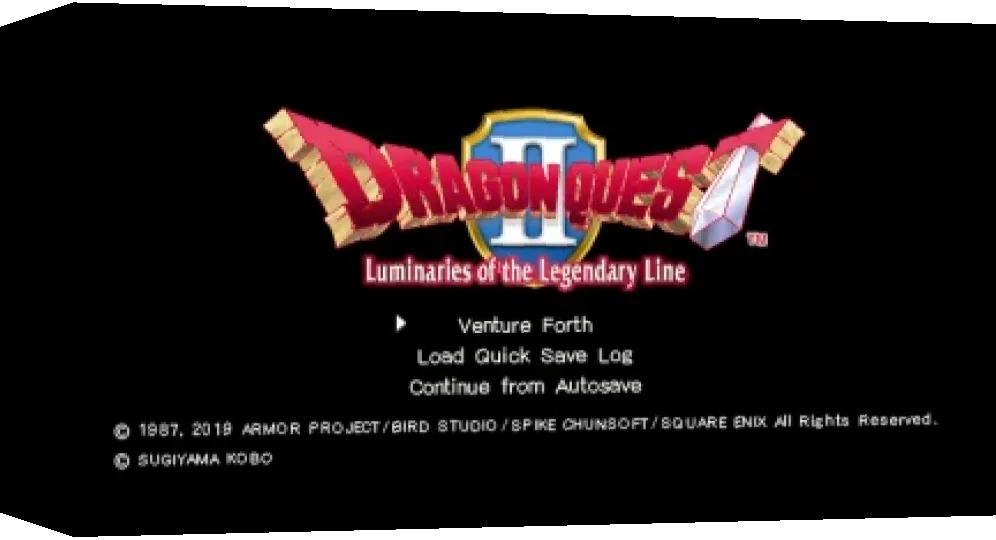 DRAGON QUEST II : Luminaries of the Legendary Line — box-3D (WOR)