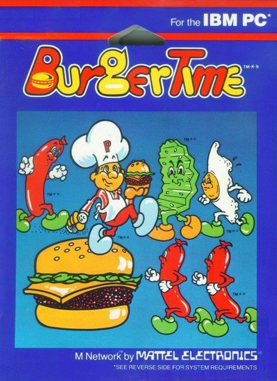 Burgertime box art