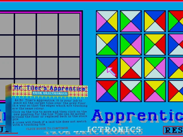 Mr. Tiler's Apprentice — mixrbv2 (WOR)