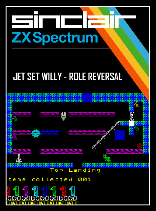 Jet Set Willy - Role Reversal box art