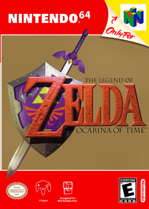 Legend Of Zelda - Ocarina Of Time, The box art