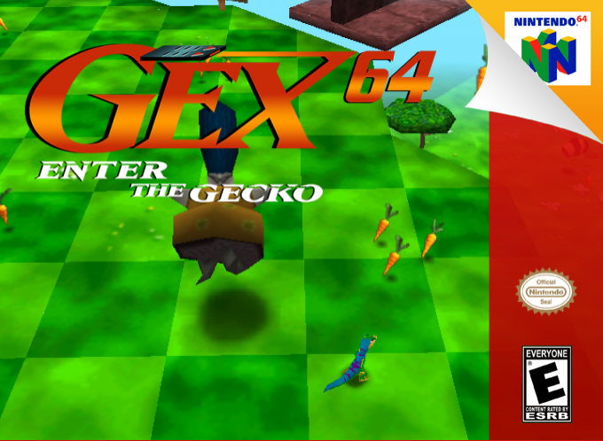 Gex 64 - Enter the Gecko — box-2D (SS)