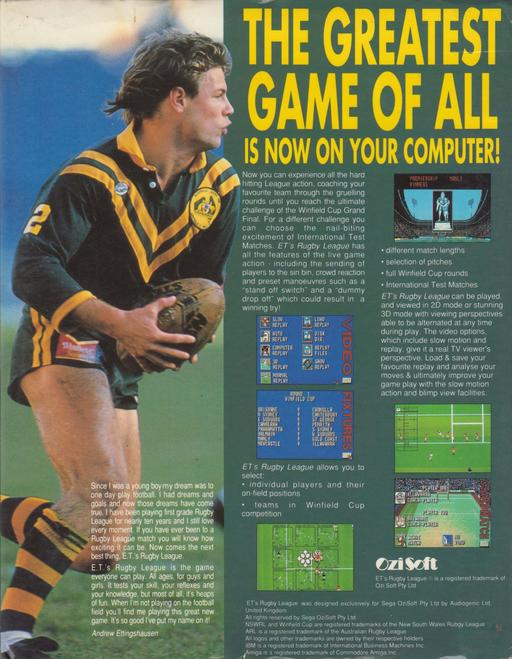 E.T.'s Rugby League — box-2D-back (WOR)