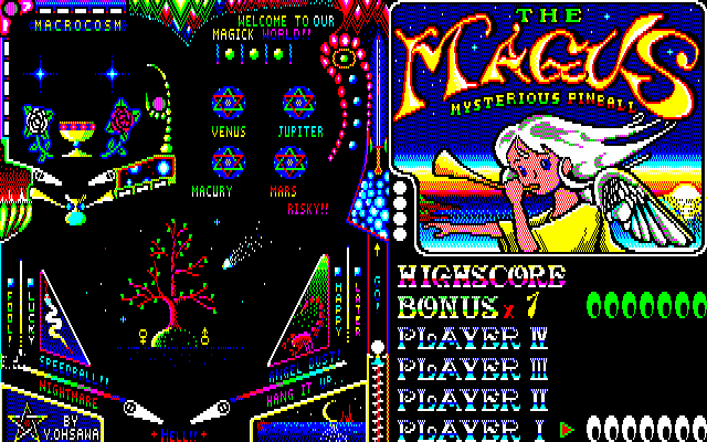 Magus - Mysterious Pinball, The — ss (WOR)