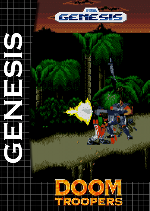 Doom Troopers — box-2D (SS)