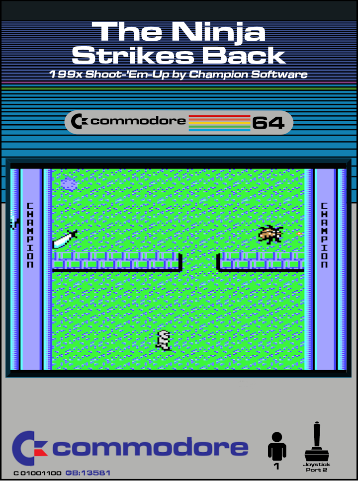 The Ninja Strikes Back box art