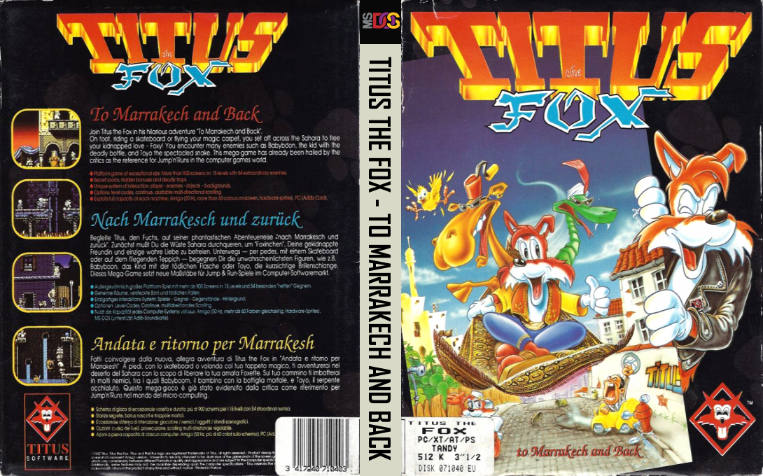 Titus The Fox - To Marrakech And Back — box-texture (EU)