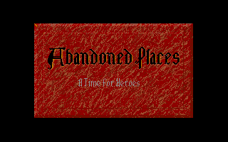 Abandoned Places - A Time For Heroes — sstitle (WOR)