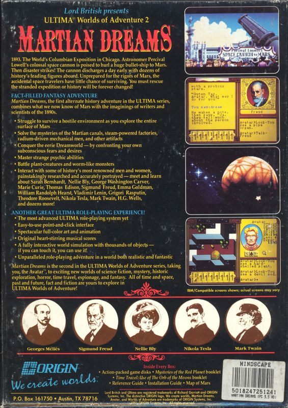 Ultima Worlds Of Adventure 2 - Martian Dreams — box-2D-back (EU)