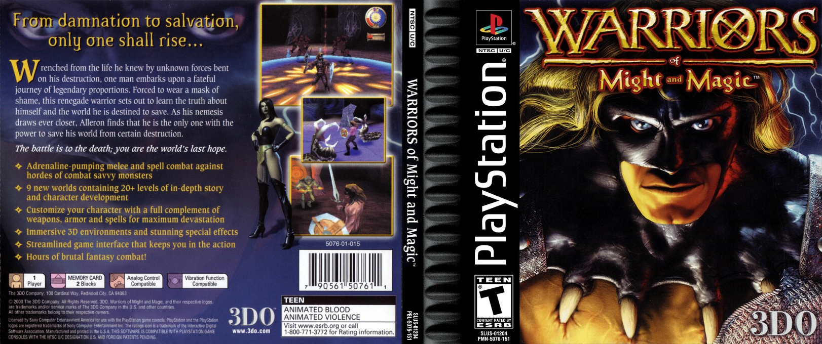 Warriors Of Might And Magic — box-texture (US)