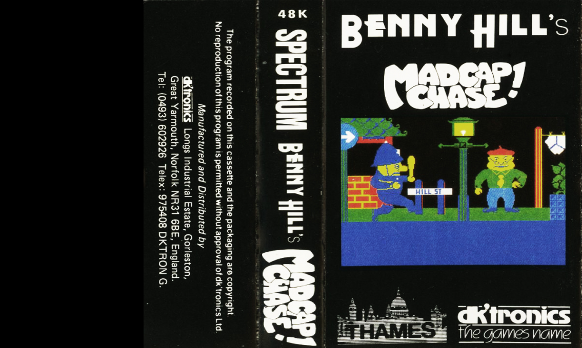 Benny Hill's Madcap Chase! — box-texture (EU)