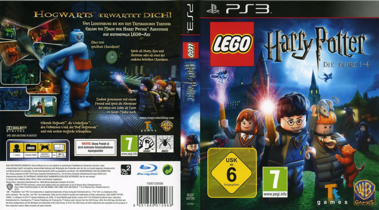 LEGO Harry Potter - Years 1-4 — box-texture (DE)