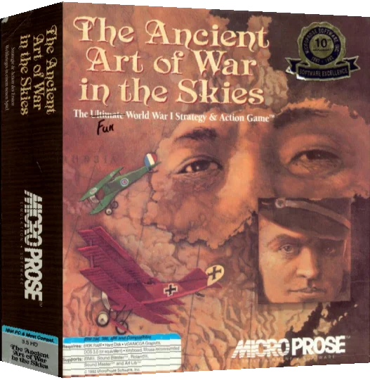 Ancient Art Of War In The Skies, The — box-3D (US)