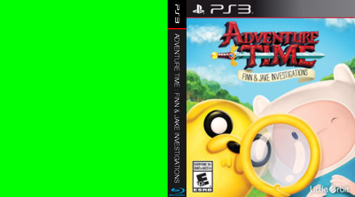 Adventure Time - Finn & Jake Investigations — box-texture (US)
