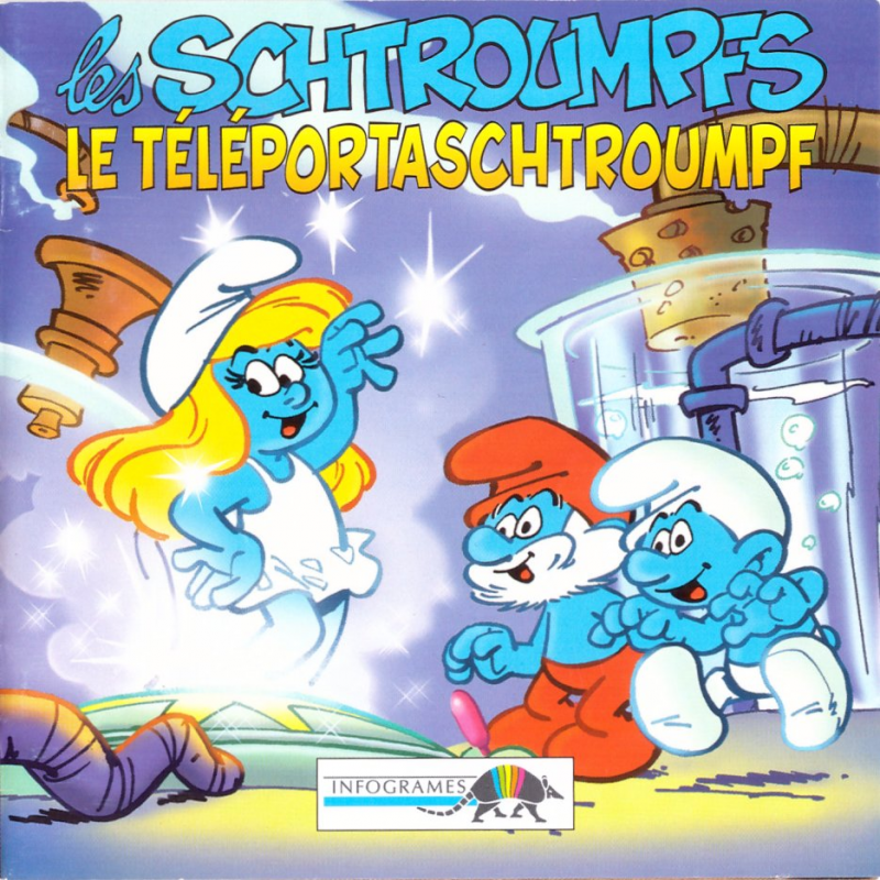 Smurfs, The - The Teletransportsmurf — box-2D (CUS)
