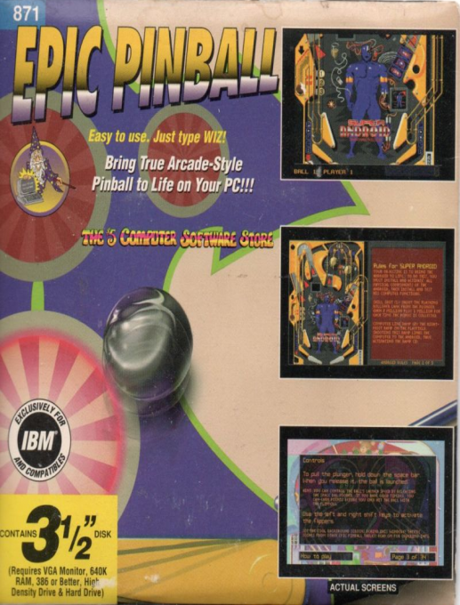 Epic Pinball — box-2D (US)