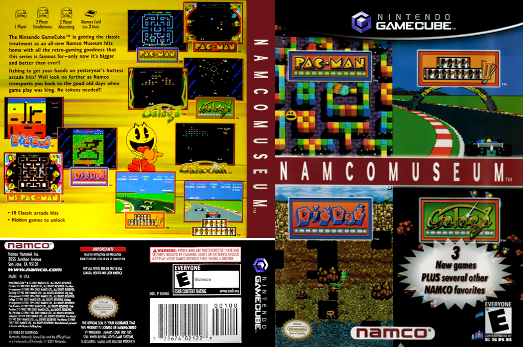 Namco Museum — box-texture (US)