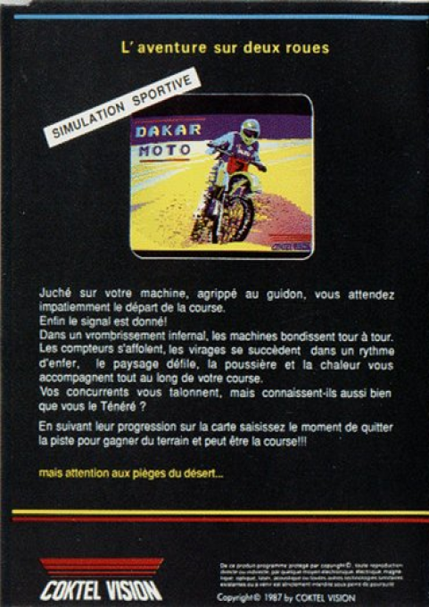 Dakar Moto — box-2D-back (FR)
