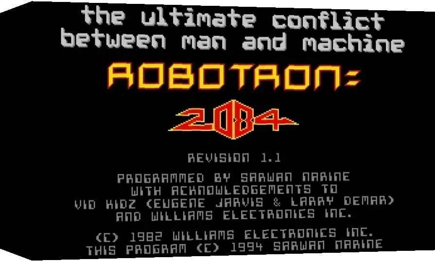 Robotron - 2084 — box-3D (WOR)
