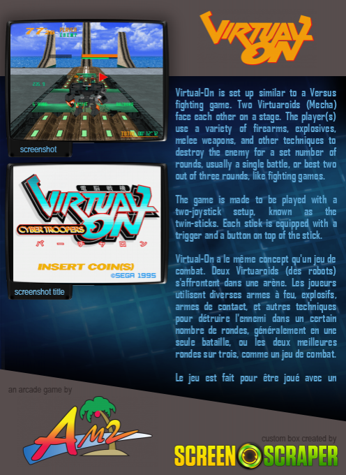 Cyber Troopers Virtual-on — box-2D-back (SS)