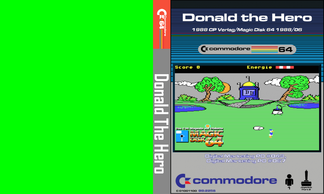 Donald the Hero — box-texture (CUS)
