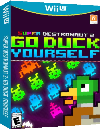 Super Destronaut 2 - Go Duck Yourself — box-3D (CUS)