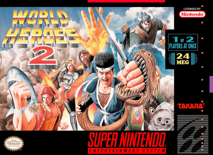 World Heroes 2 box art