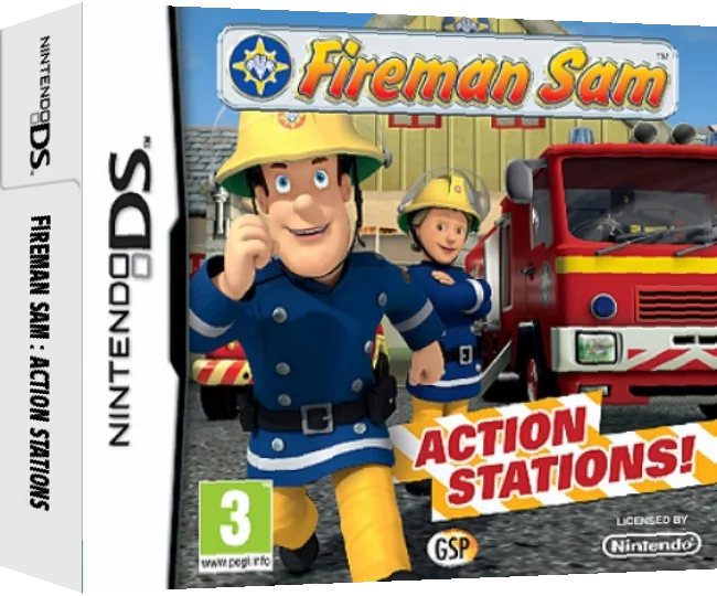 Fireman Sam - Action Stations — box-3D (EU)