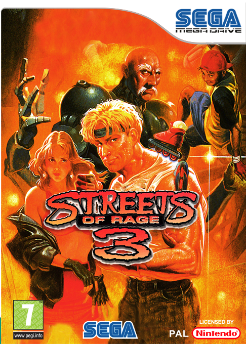 Streets Of Rage 3 — box-2D (EU)