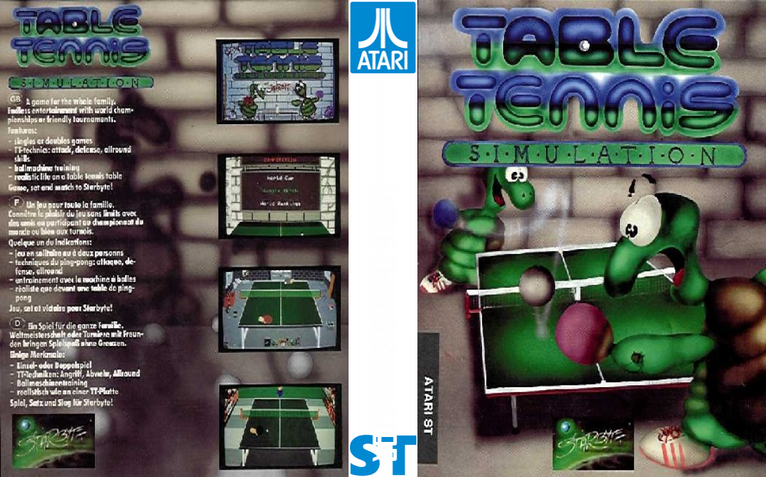 Turtle Table Tennis Simulation — box-texture (EU)