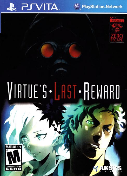 Zero Escape - Virtue's Last Reward box art