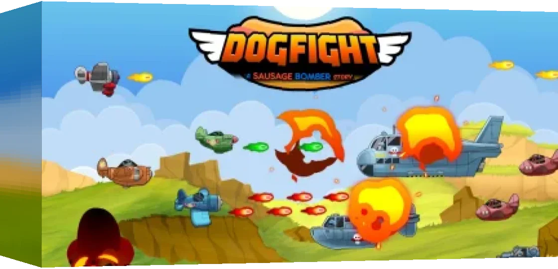 Dogfight A Sausage Bomber Story — box-3D (WOR)